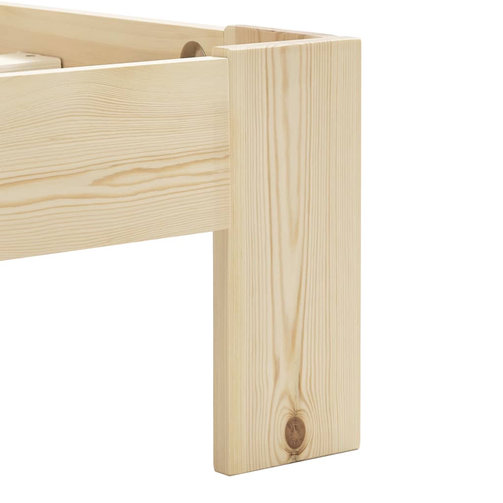 Sengeramme med hodegavl 140x200 cm heltre furu