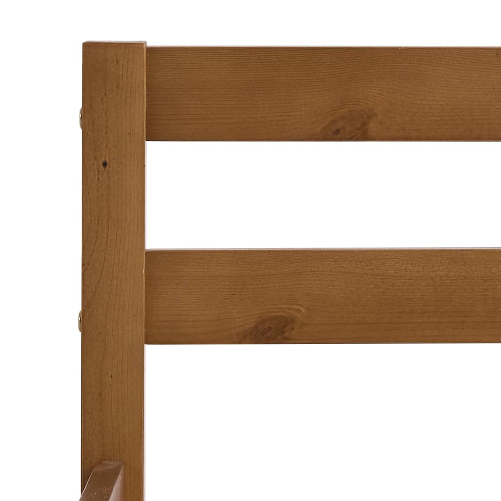 Sengeramme honningbrun heltre furu 160x200 cm