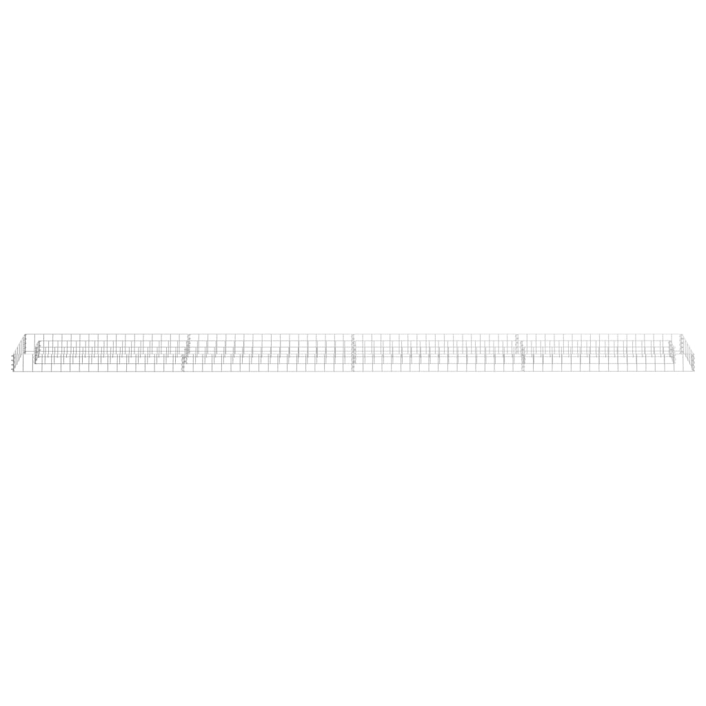 Gabion høybed galvanisert stål 360x30x10 cm