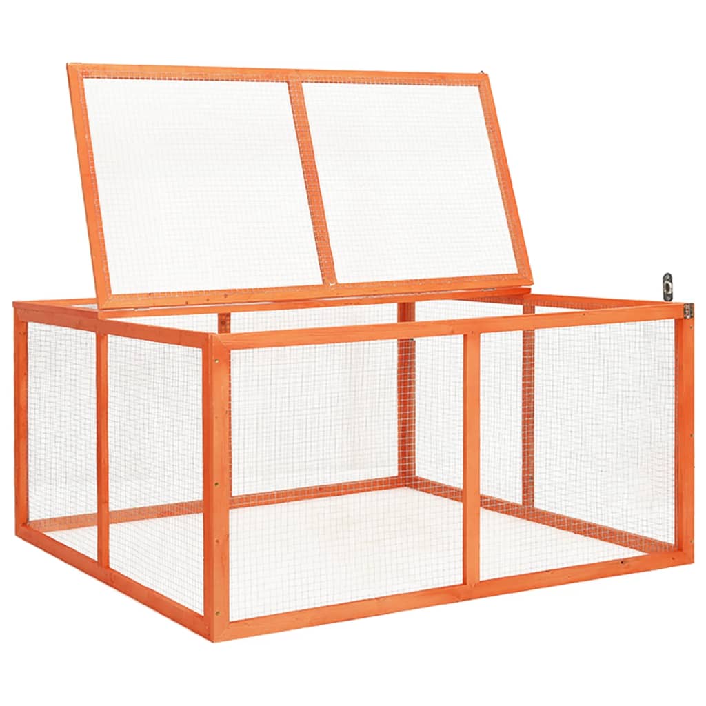 Kaninbur 124x120x60 cm heltre gran