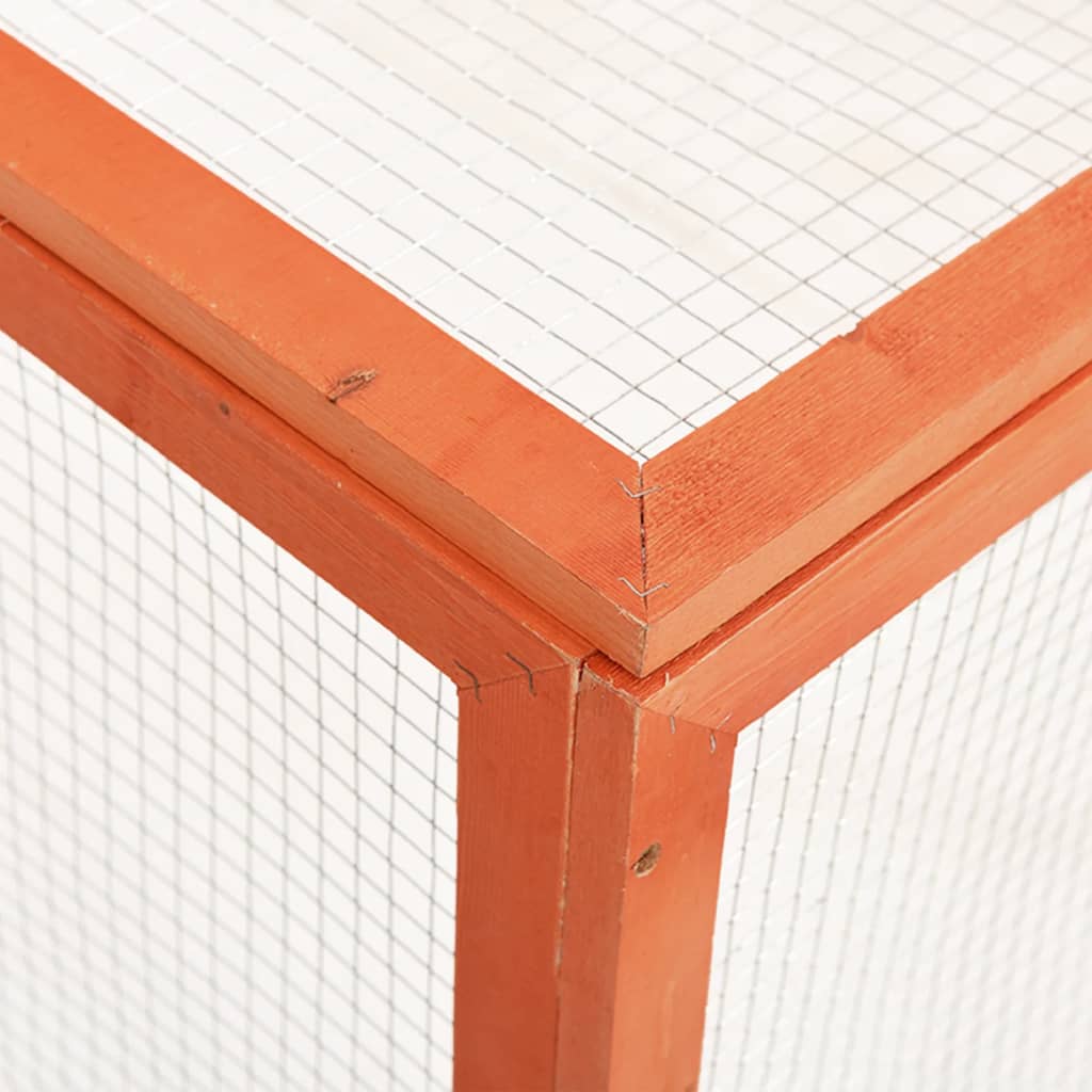 Kaninbur 124x120x60 cm heltre gran