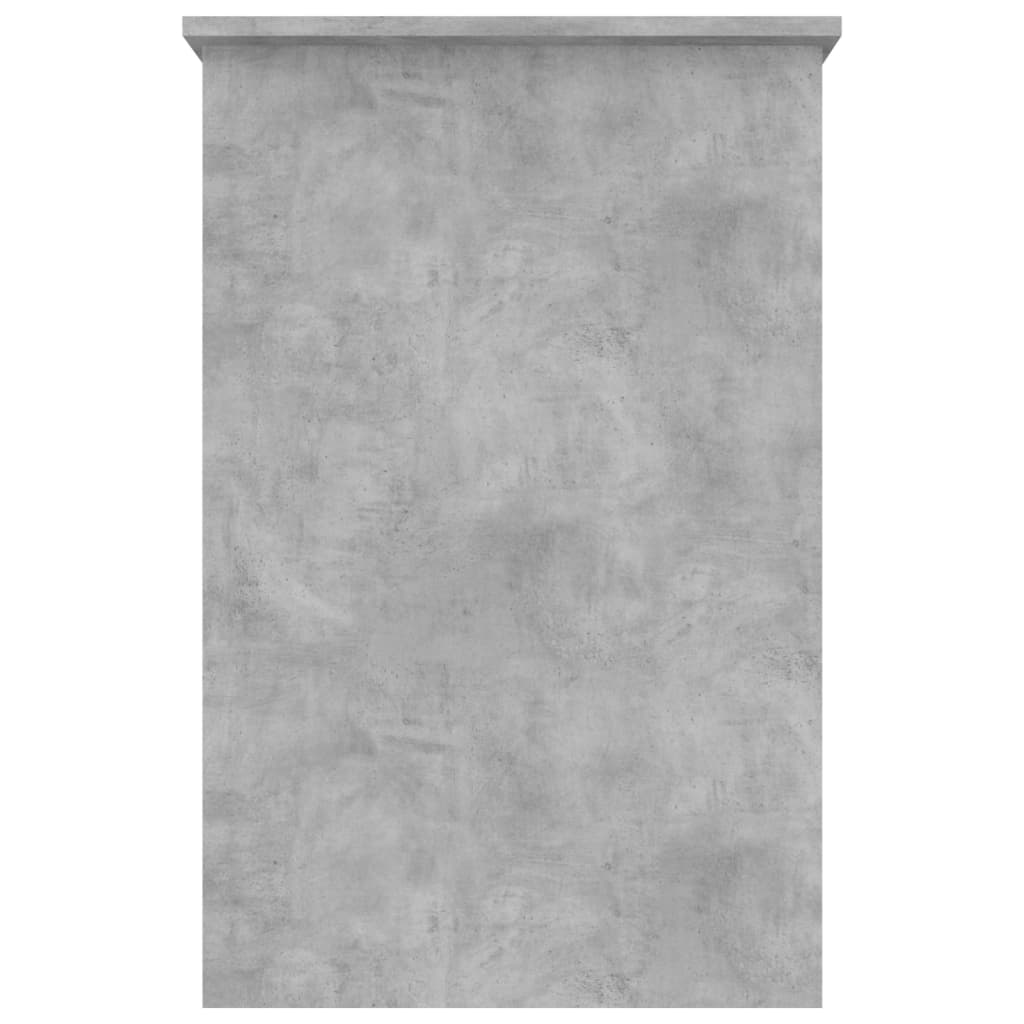 Skrivebord betonggrå 100x50x76 cm konstruert tre