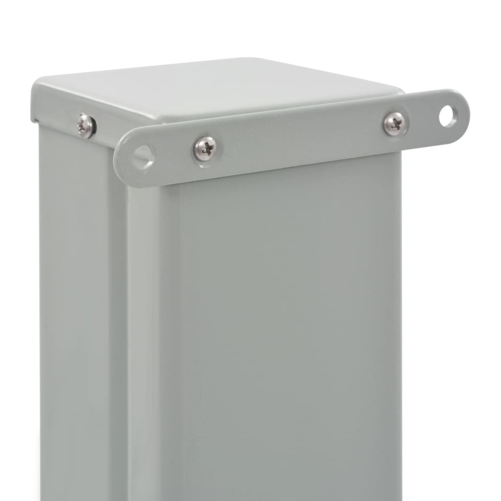 Uttrekkbar sidemarkise 100x300 cm rød