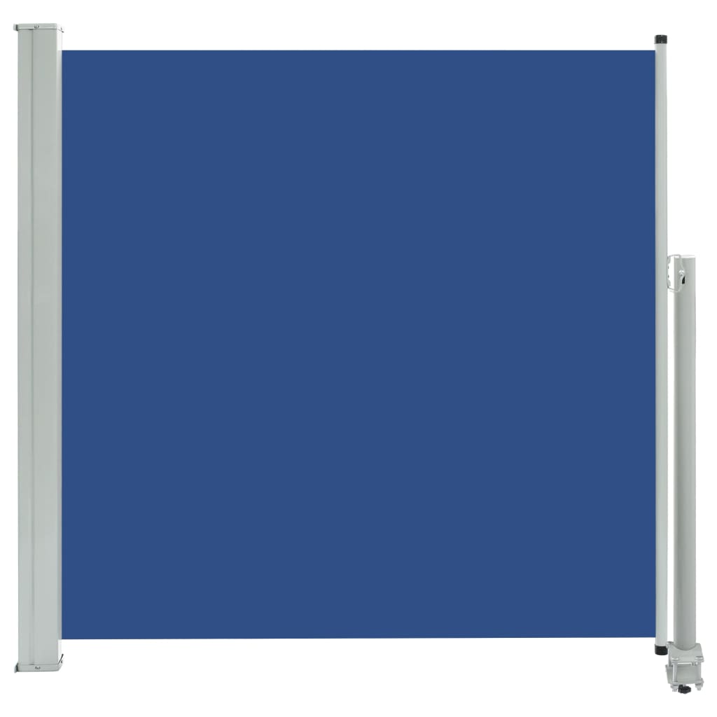 Uttrekkbar sidemarkise 160x300 cm blå