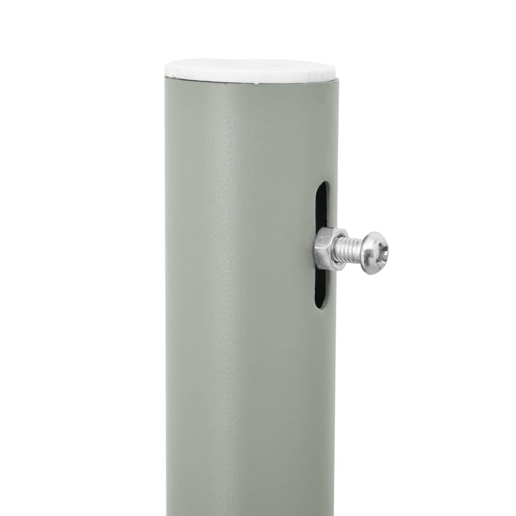Uttrekkbar sidemarkise 100x500 cm brun