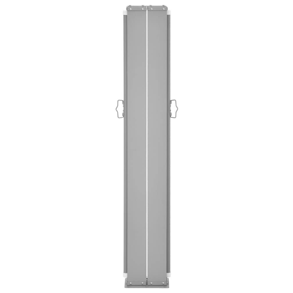 Uttrekkbar sidemarkise 100x600 cm rød