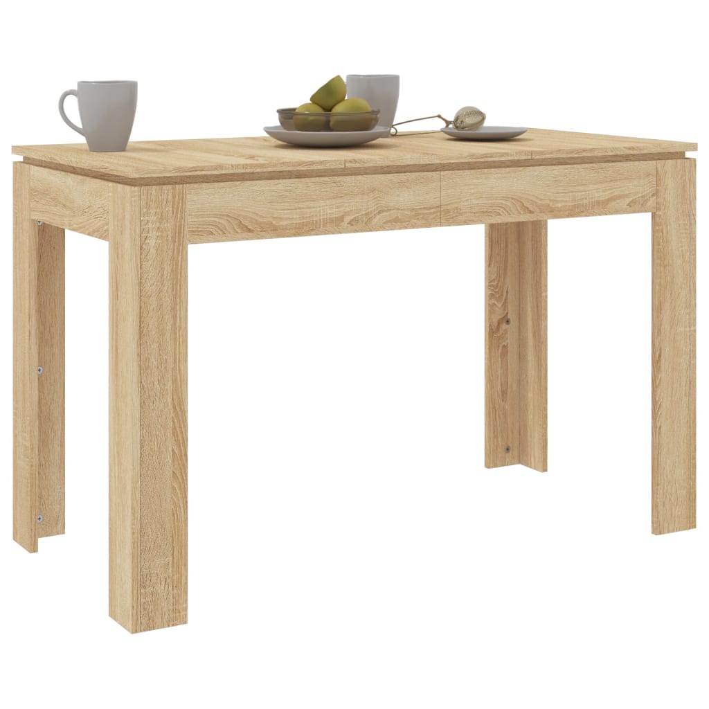 Spisebord sonoma eik 120x60x76 cm konstruert tre