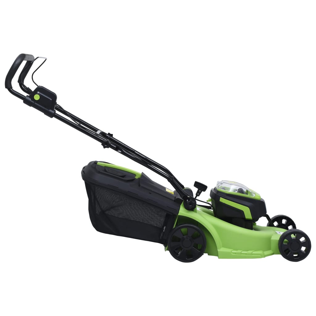 Trådløs gressklipper med to batteripakker 20V 2000 mAh Li-ion