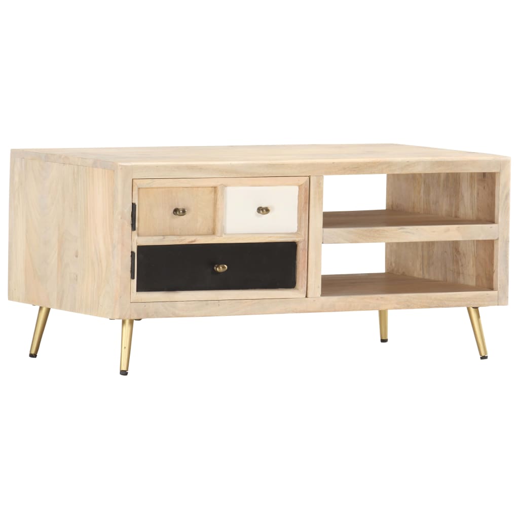 Salongbord 90x45x40 cm heltre mango