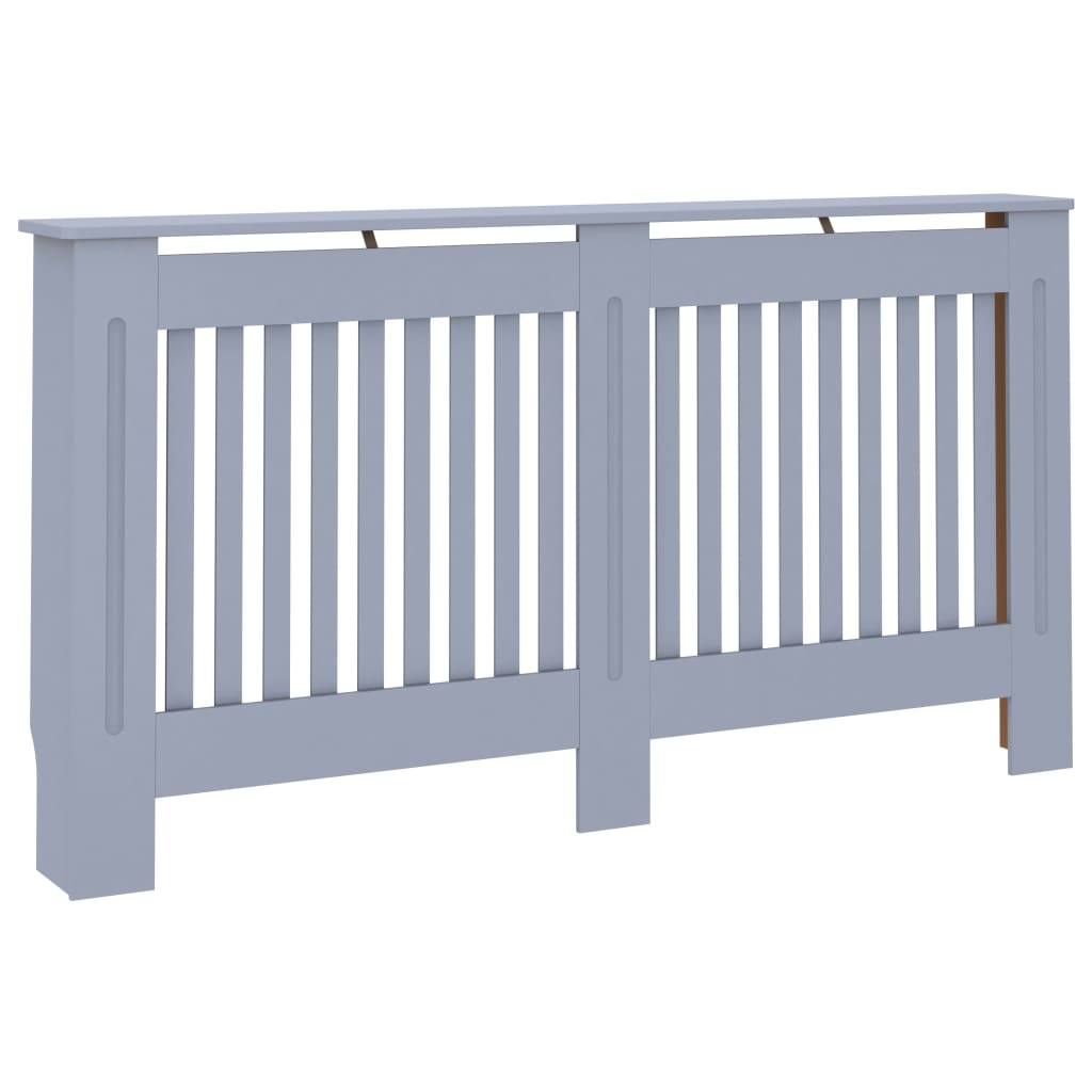Radiatordeksel antrasitt 152x19x81,5 cm MDF