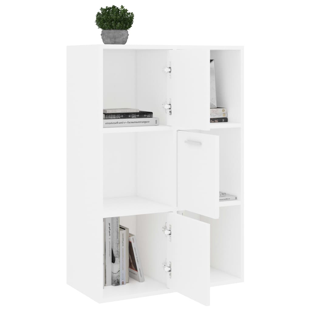 Oppbevaringsskap hvit 60x29,5x90 cm konstruert tre