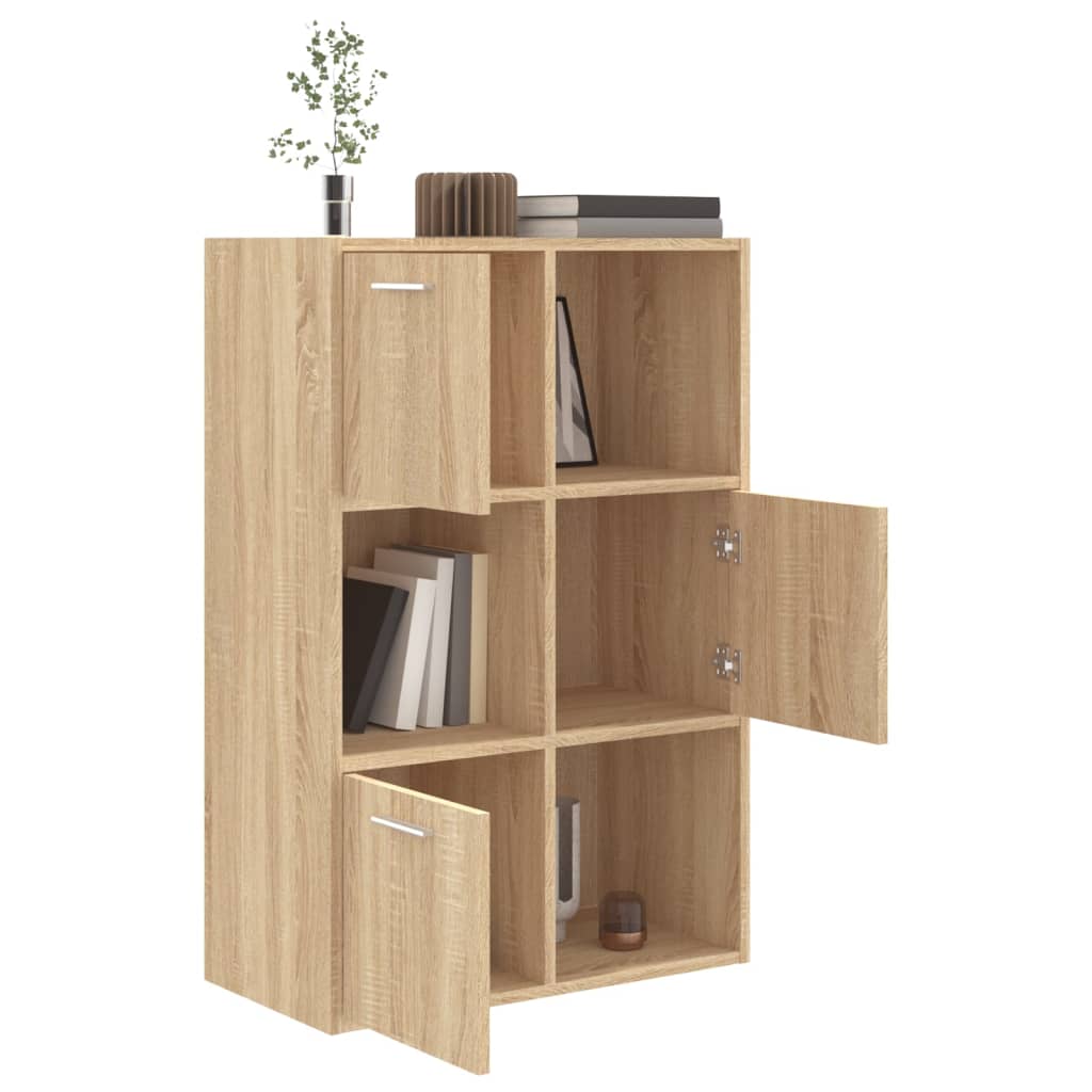 Oppbevaringsskap sonoma eik 60x29,5x90 cm konstruert tre