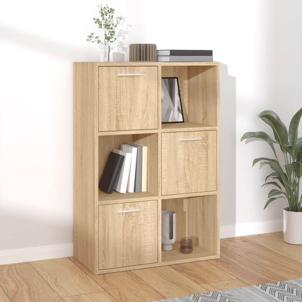 Oppbevaringsskap sonoma eik 60x29,5x90 cm konstruert tre