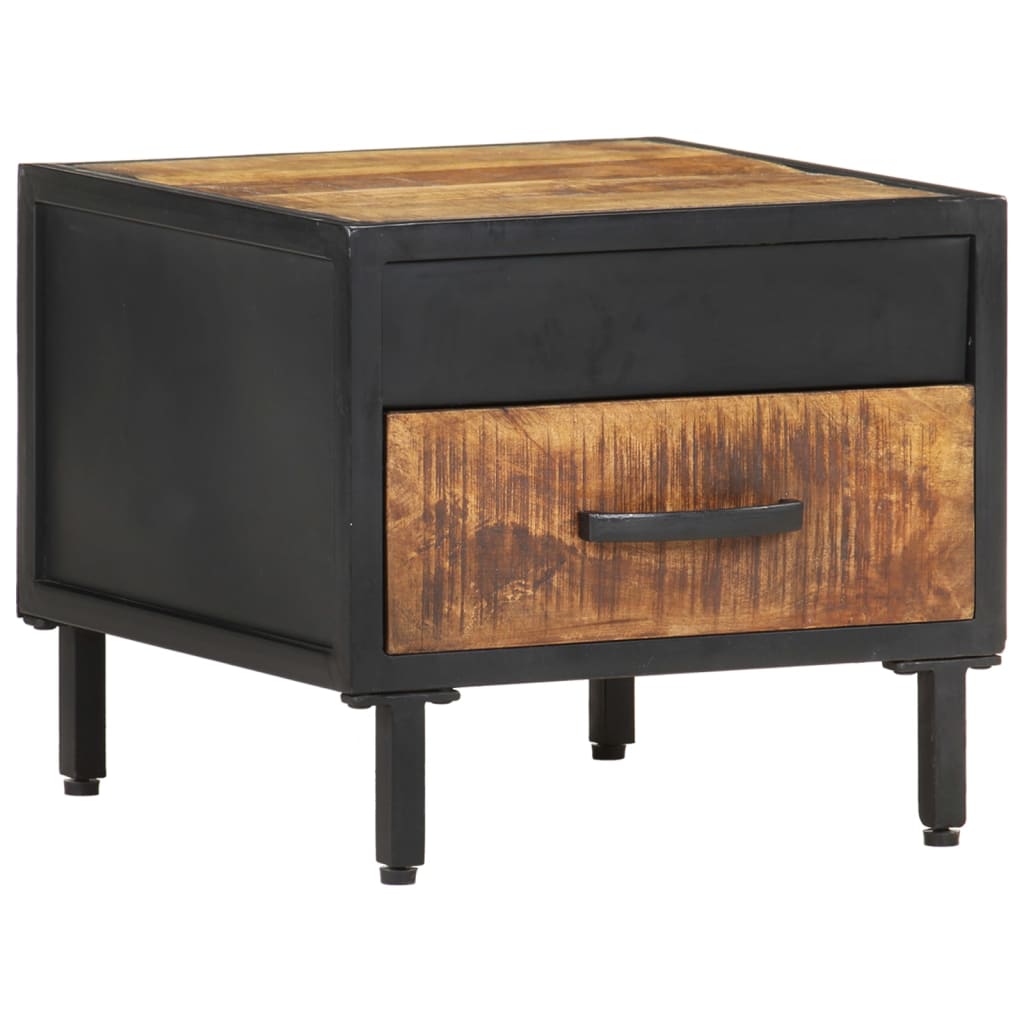 Nattbord 40x40x35 cm grovt mangotre