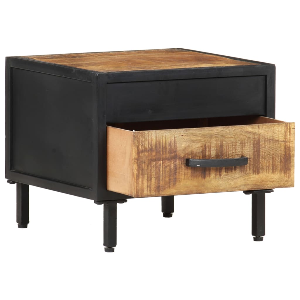 Nattbord 40x40x35 cm grovt mangotre