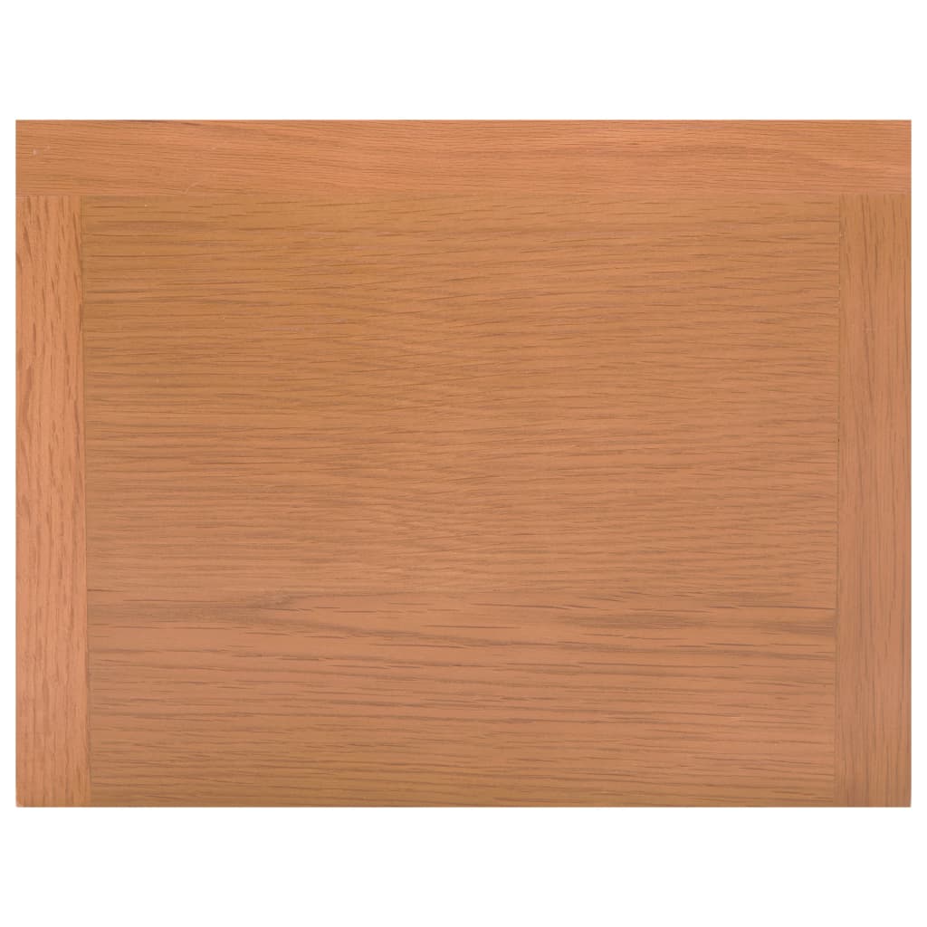Magasinbord med skuff 35x27x55 cm heltre eik