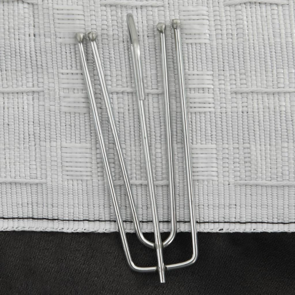 Lystett gardin kroker og lin-design antrasitt 290x245 cm