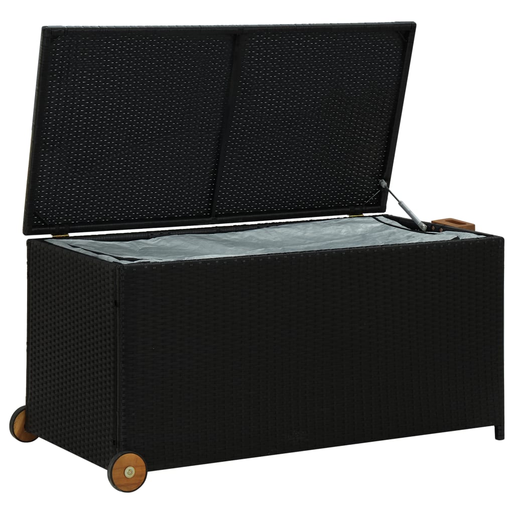 Hageboks svart 120x65x61 cm polyrotting