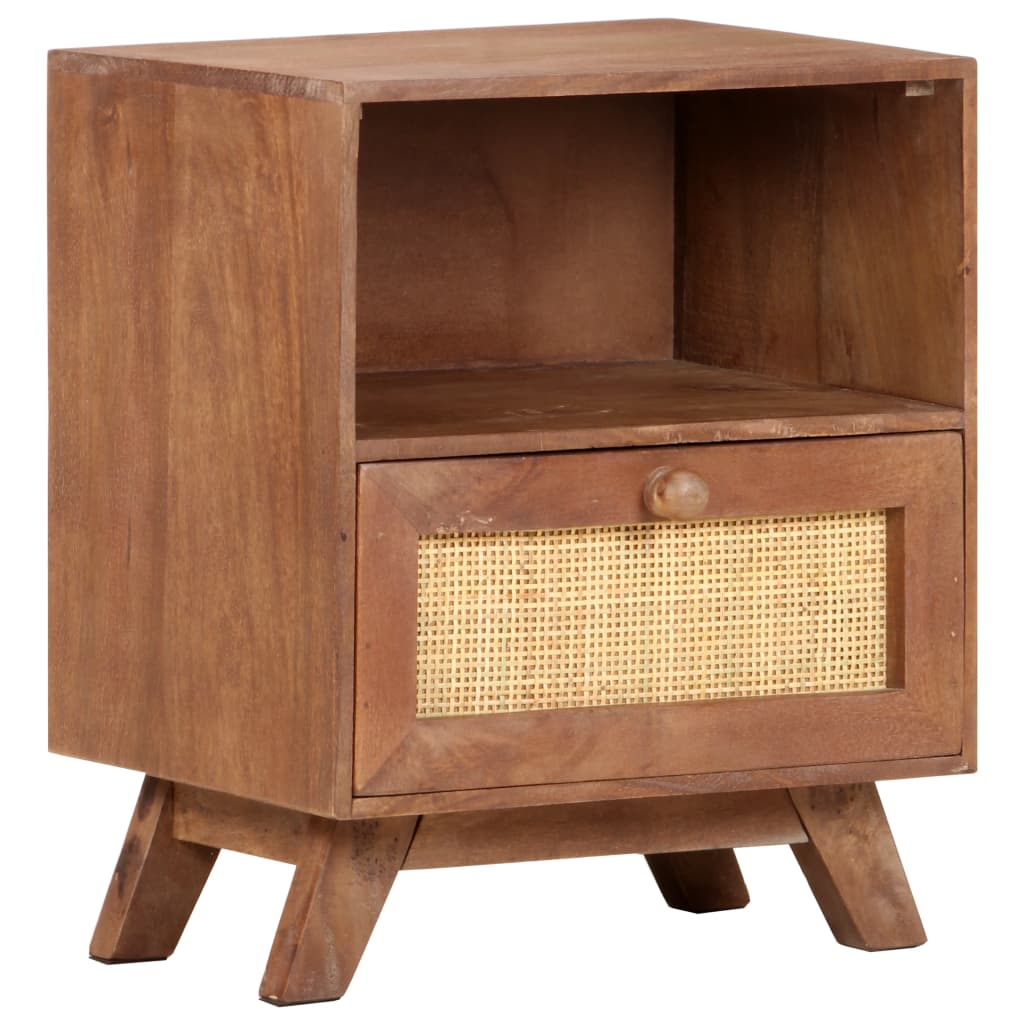 Nattbord 40x30x50 cm heltre mango