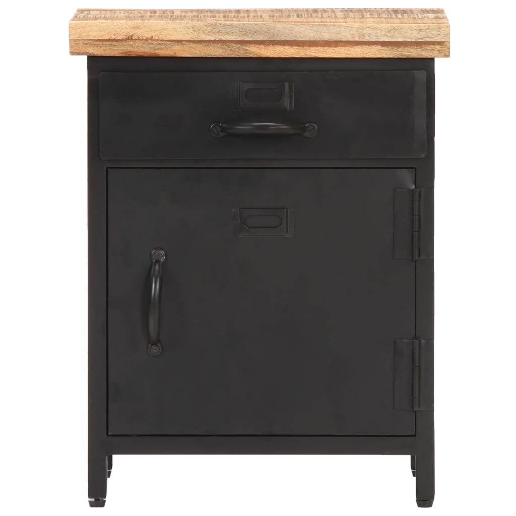 Nattbord 40x30x52 cm grovt mangotre