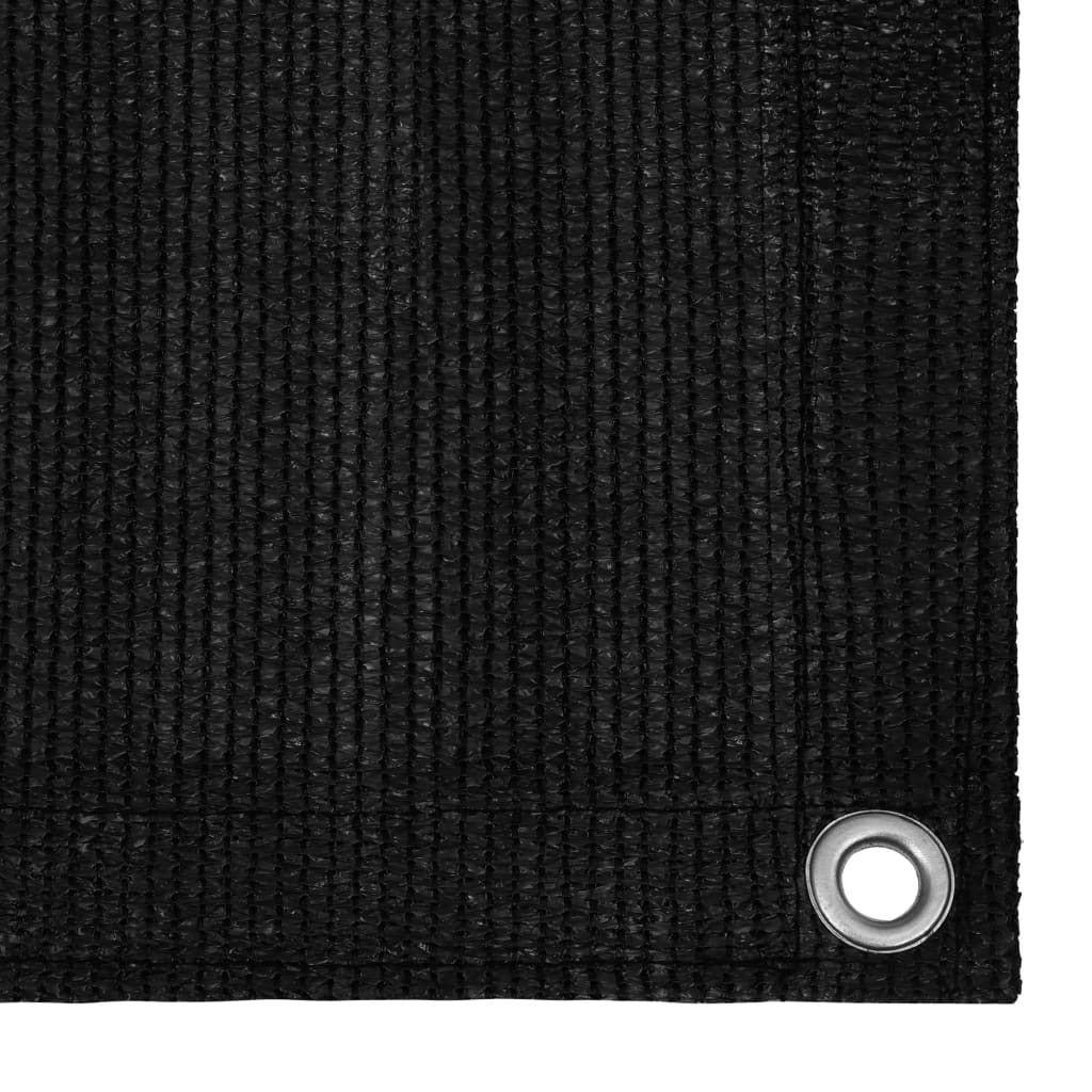 Teltteppe 400x400 cm svart HDPE