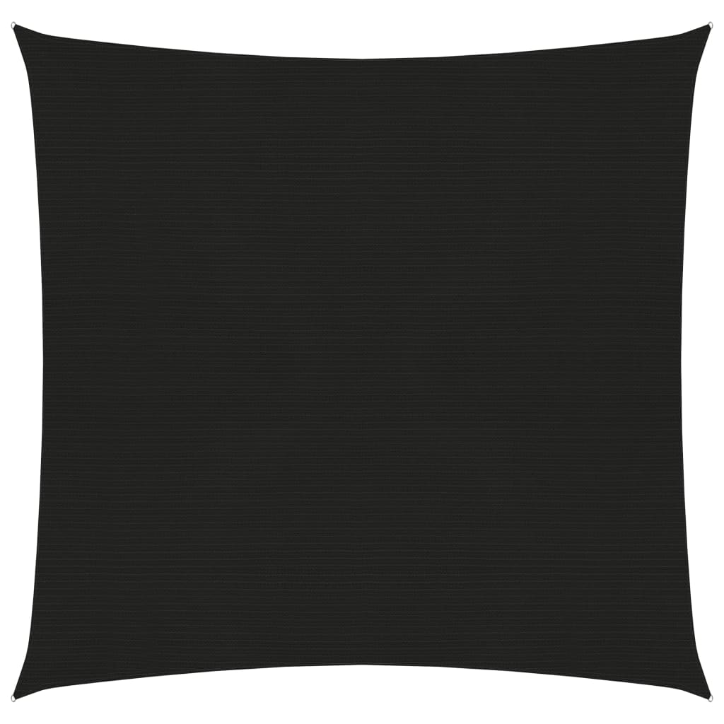 Solseil 160 g/m² svart 4,5x4,5 m HDPE