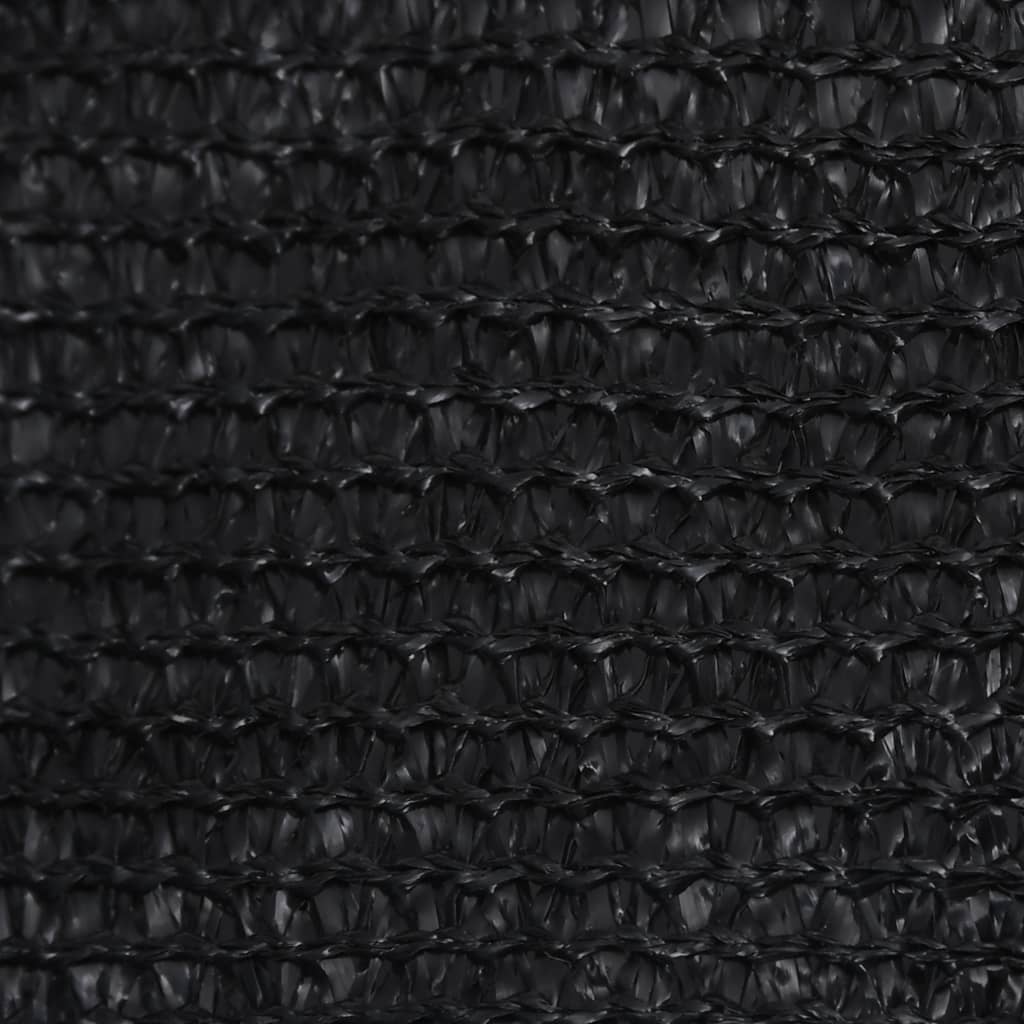 Solseil 160 g/m² svart 4,5x4,5 m HDPE