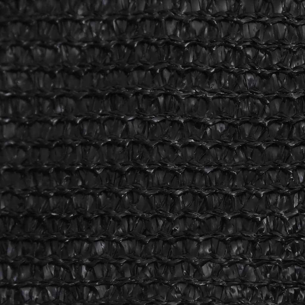Solseil 160 g/m² svart 3,5x4,5 m HDPE