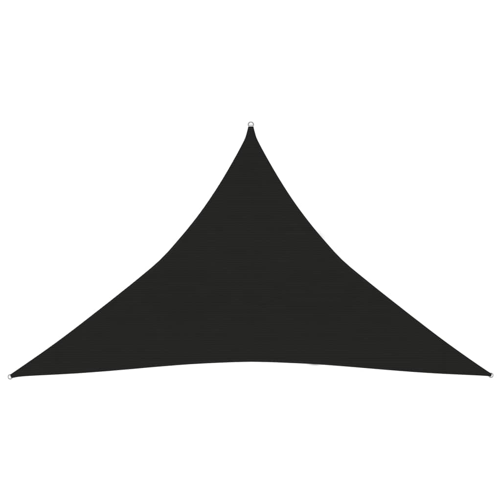 Solseil 160 g/m² svart 3x3x4,2 m HDPE