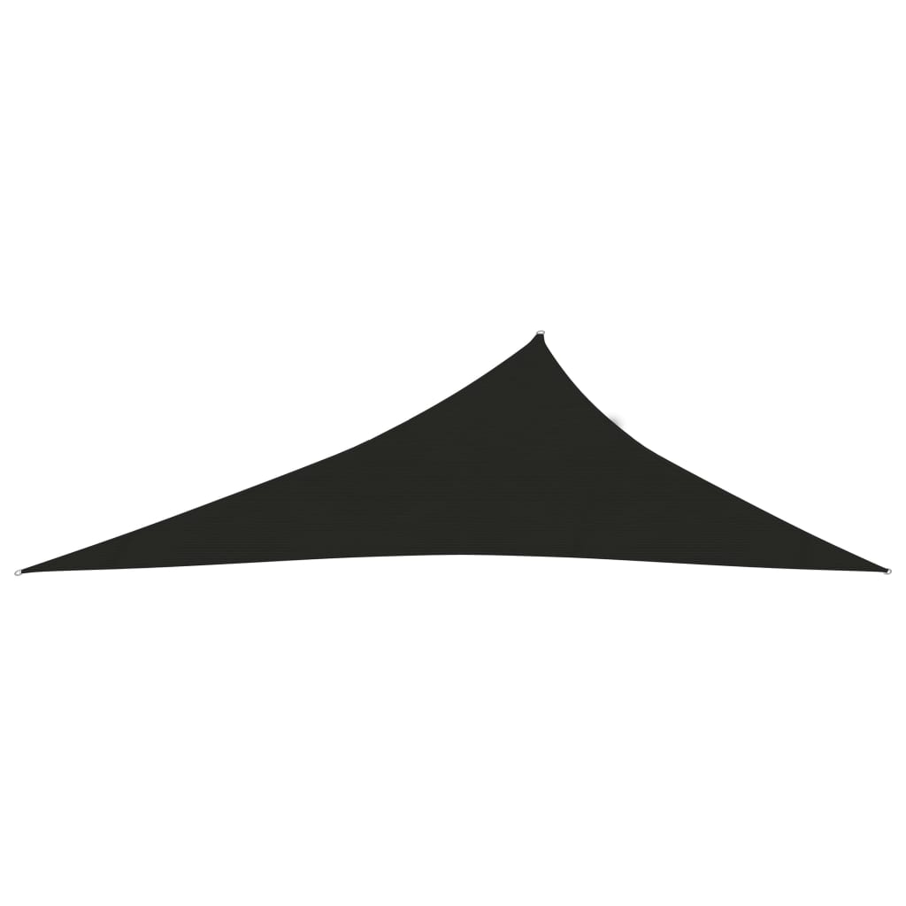 Solseil 160 g/m² svart 4x5x6,8 m HDPE