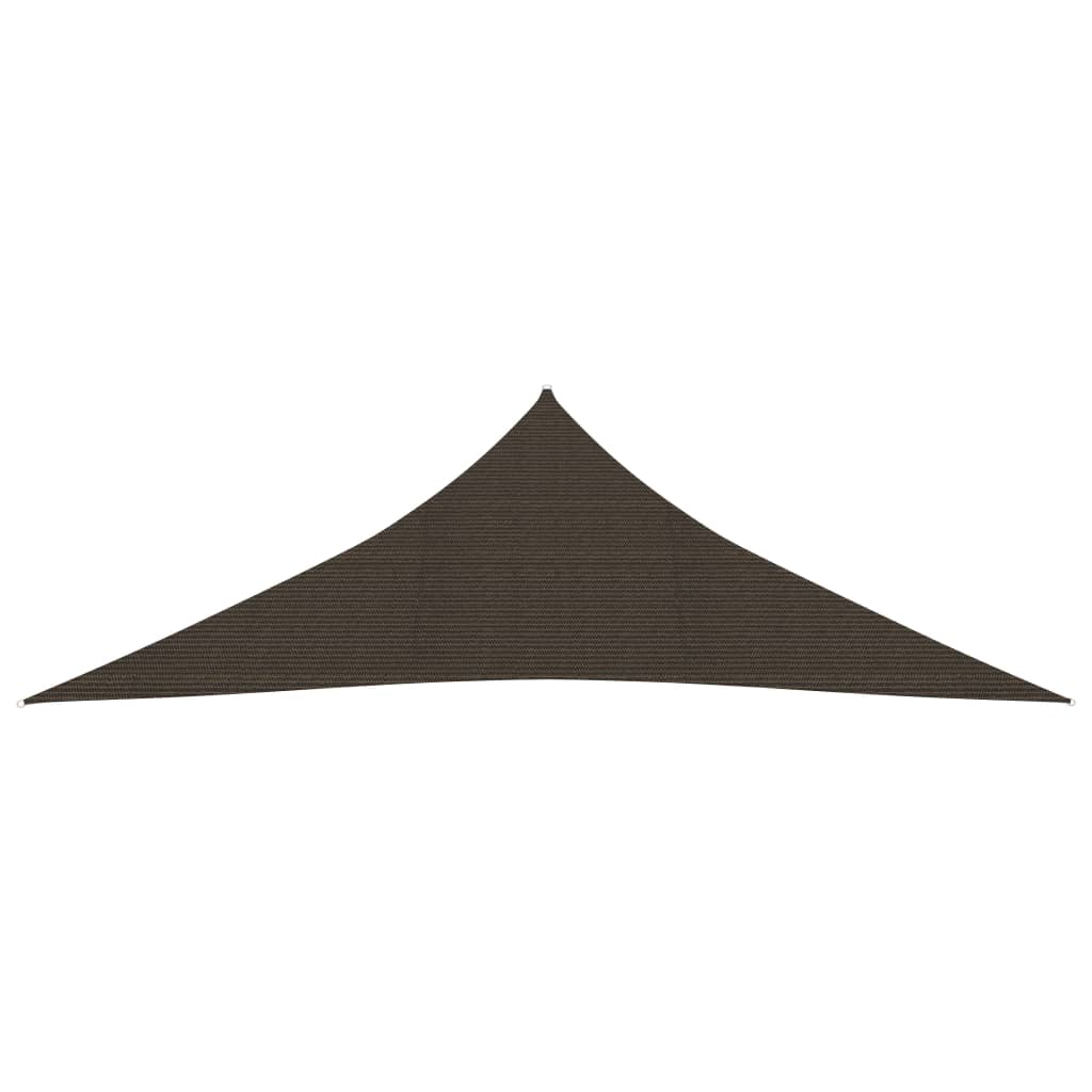 Solseil 160 g/m² brun 4x4x5,8 m HDPE