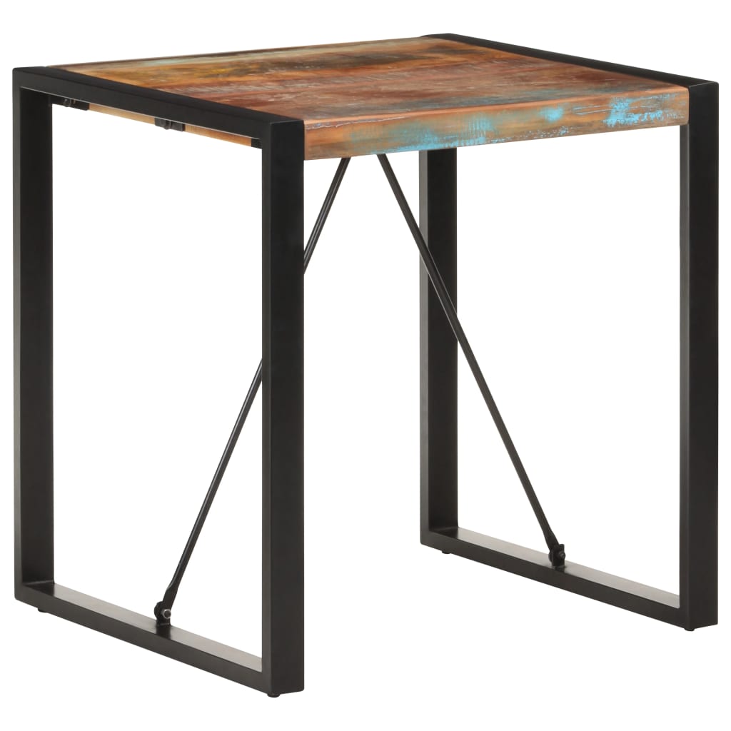Spisebord 70x70x75 cm gjenvunnet heltre