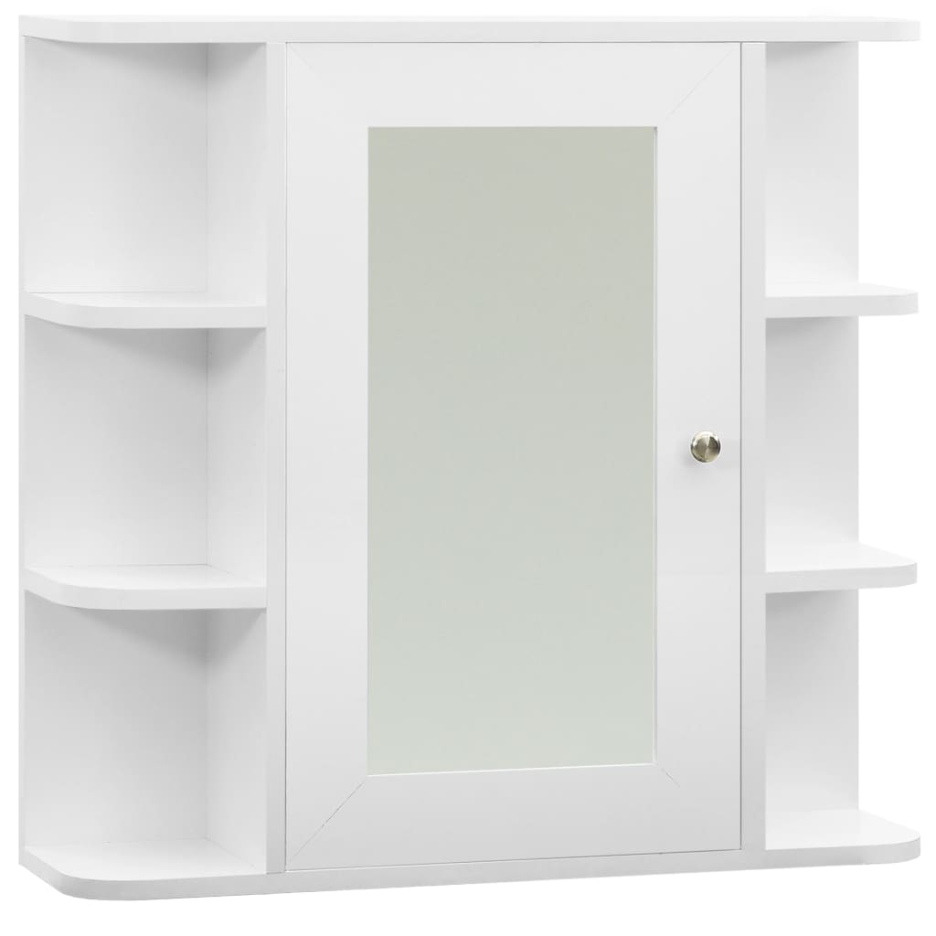 Speilskap til baderom hvit 66x17x63 cm MDF