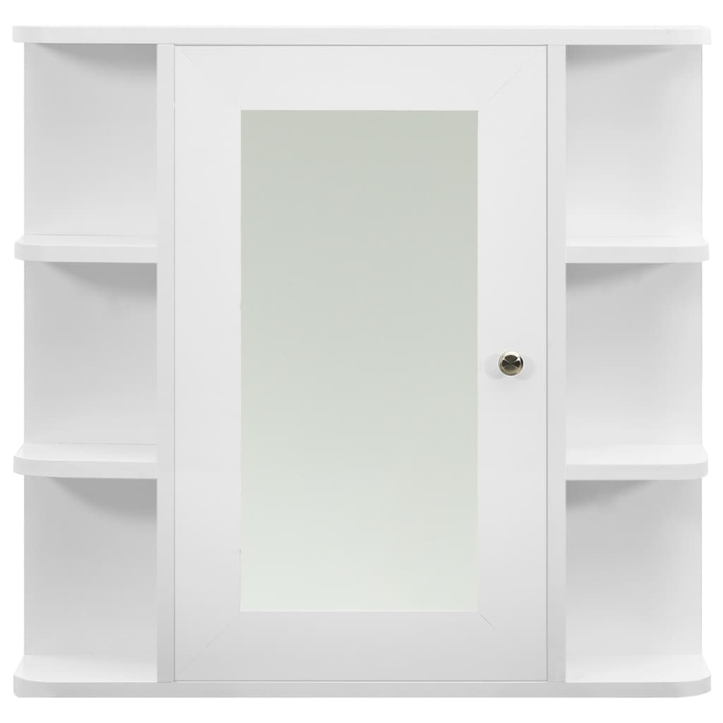 Speilskap til baderom hvit 66x17x63 cm MDF
