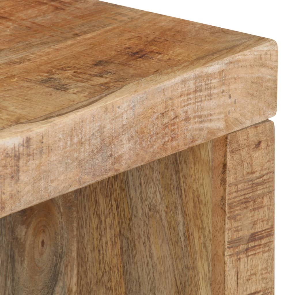 Salongbordsett 2 stk heltre mango