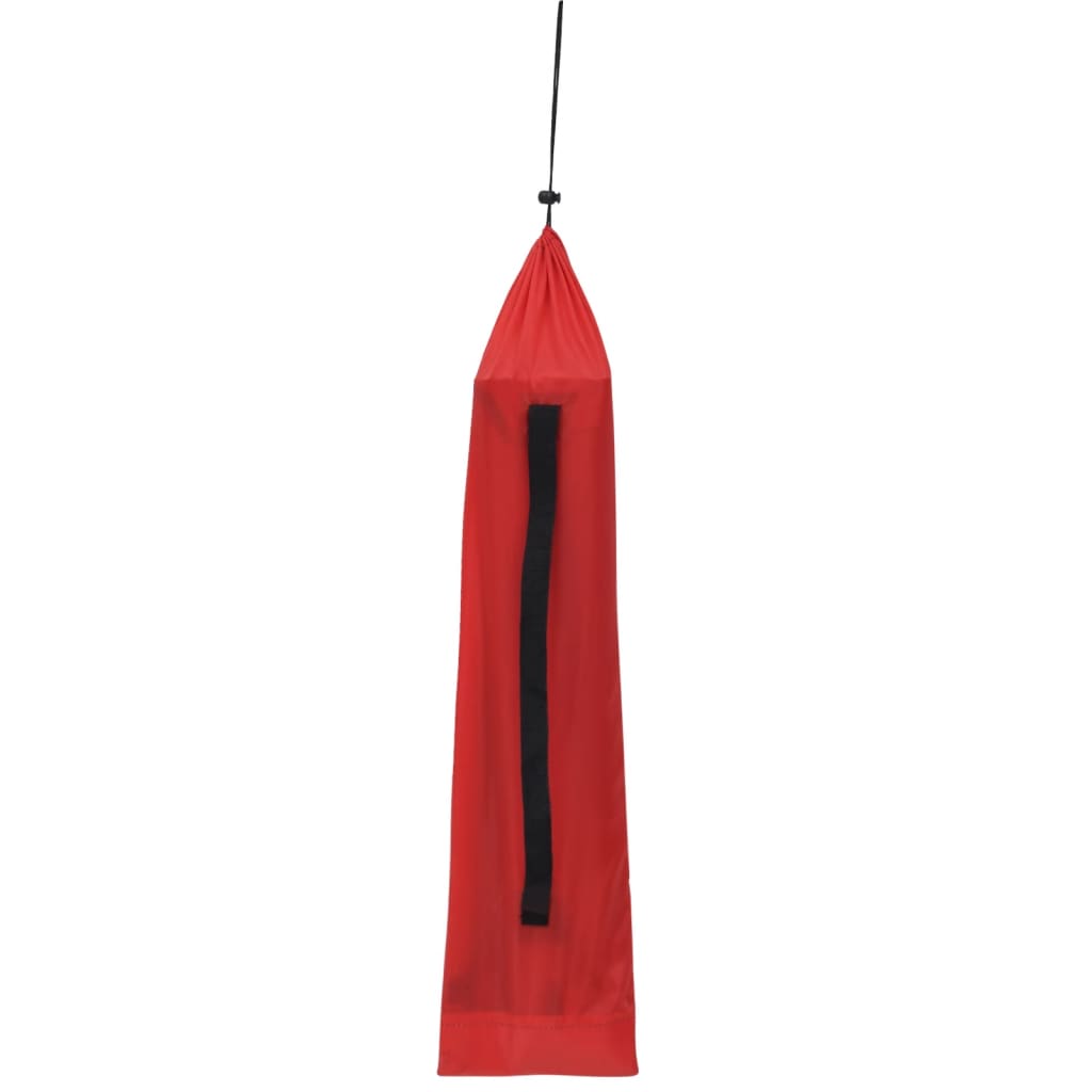 Campingseng 180x60x19 cm oxfordstoff og stål rød