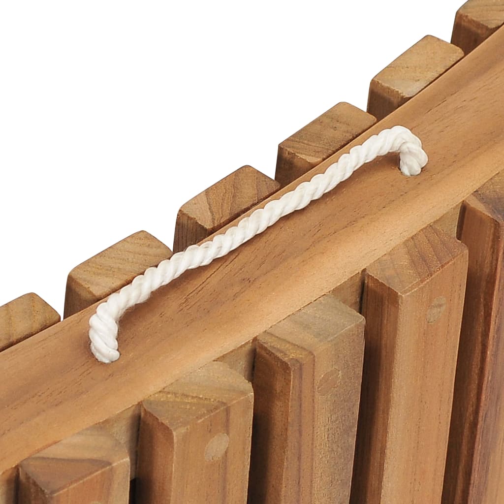 Sammenleggbar solseng med bord heltre teak
