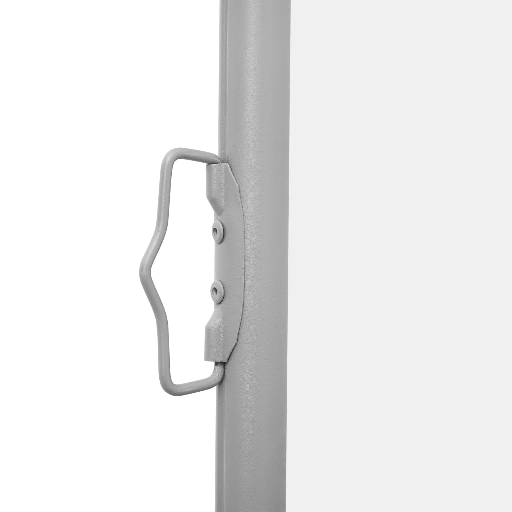 Uttrekkbar sidemarkise 140x600 cm kremhvit