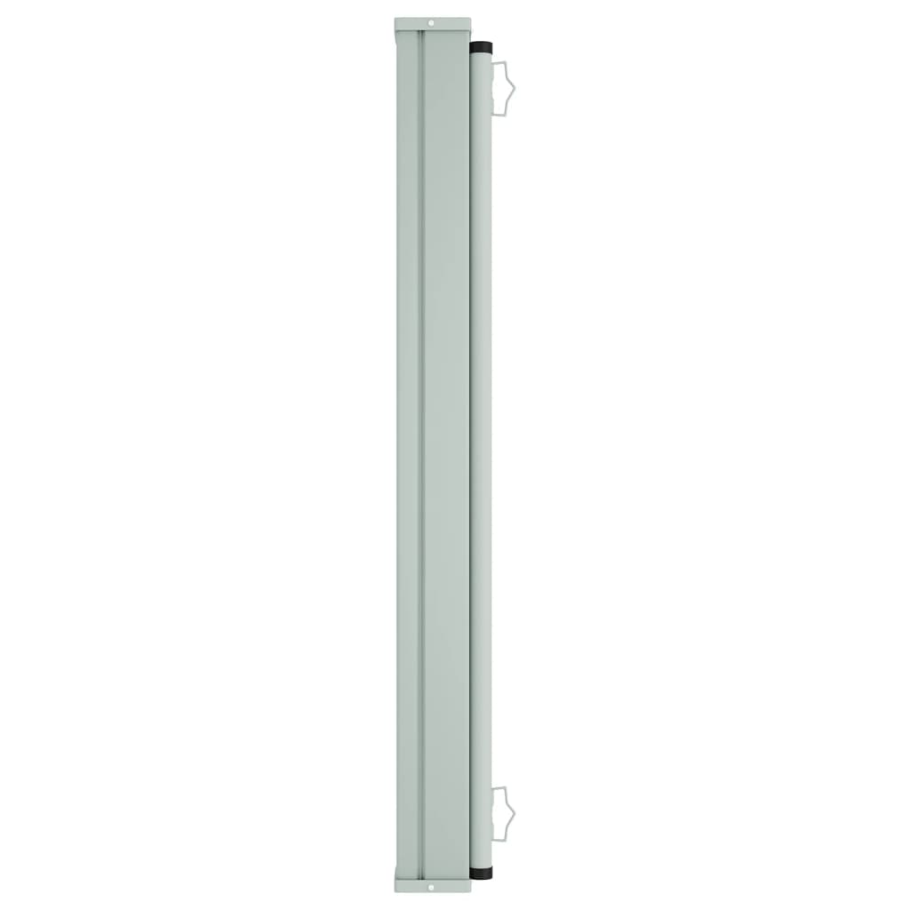 Uttrekkbar sidemarkise 600x160 cm blå