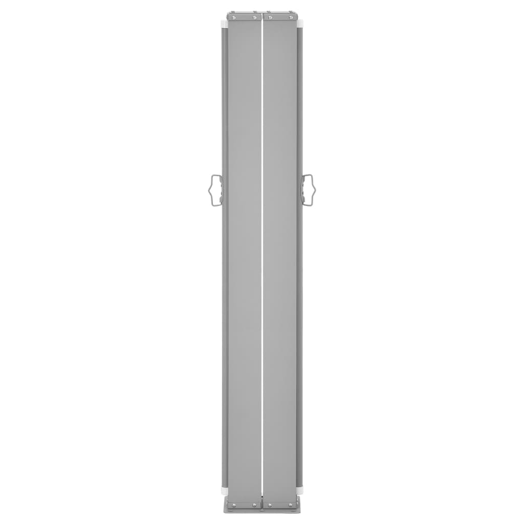 Uttrekkbar sidemarkise 170x1200 cm rød