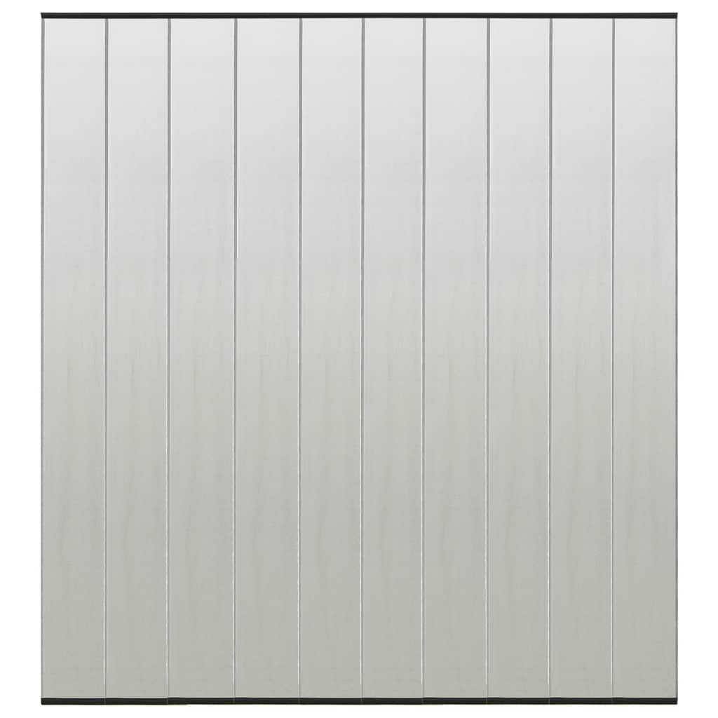 Insektskjerm for dør med 10-delers nettgardin svart 240x240 cm