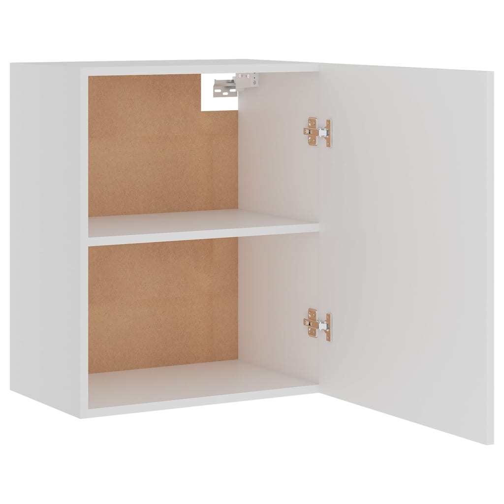 Hengende skap "Lyon" 2 stk hvit 50x31x60 cm konstruert tre