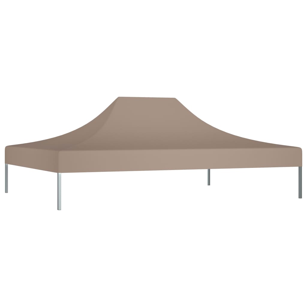 Teltduk for festtelt 4x3 m gråbrun 270 g/m²