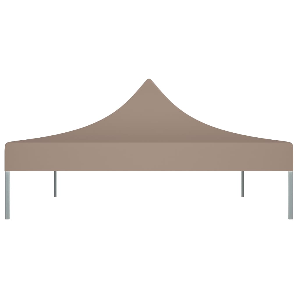 Teltduk for festtelt 4x3 m gråbrun 270 g/m²