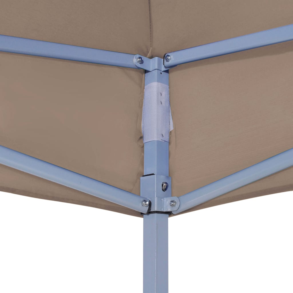 Teltduk for festtelt 4x3 m gråbrun 270 g/m²