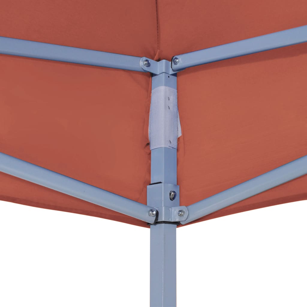 Teltduk for festtelt 4x3 m terrakotta 270 g/m²
