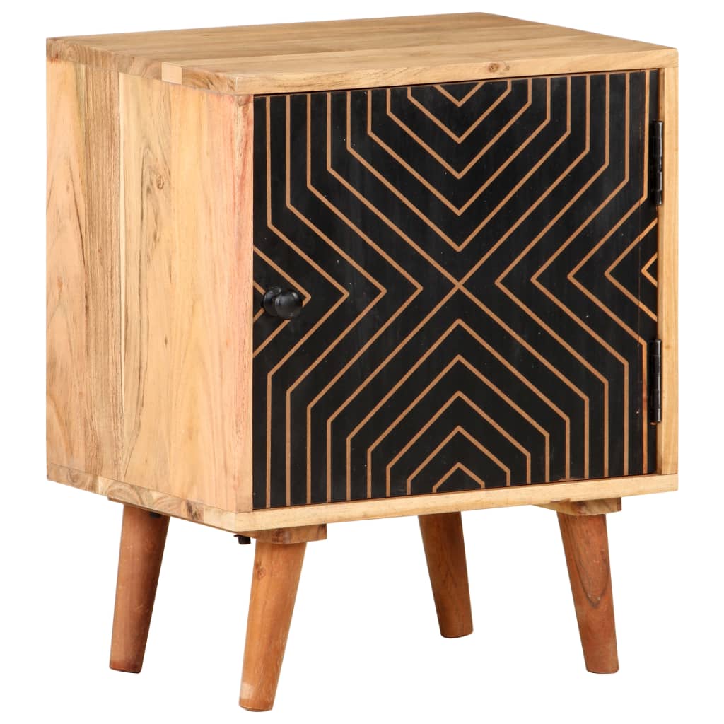 Nattbord 40x30x50 cm heltre akasie