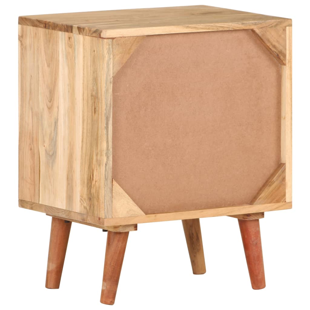 Nattbord 40x30x50 cm heltre akasie