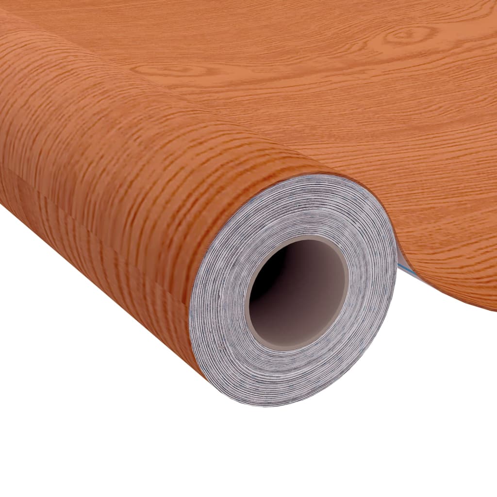 Selvklebende møbelfolier 2 stk 500x90 cm PVC lys eikefarge