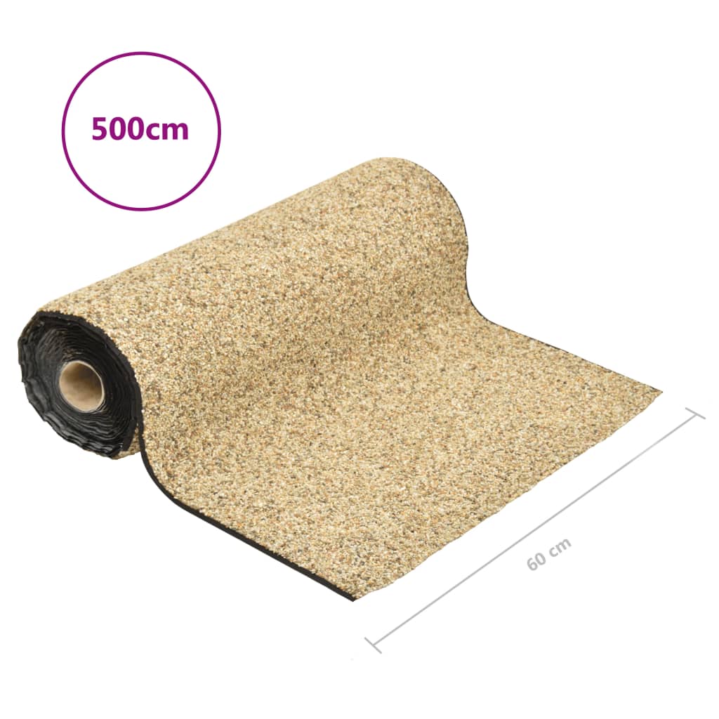 Steinfolie naturlig sand 500x60 cm